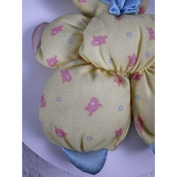 Vintage Fisher Price Slumber Babies Plush Baby Doll Yellow Lamb Lovey 1989 - Picture 4 of 16
